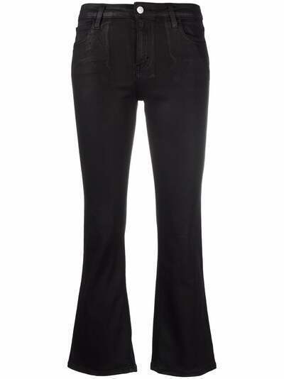 Haikure low-rise flared cropped jeans