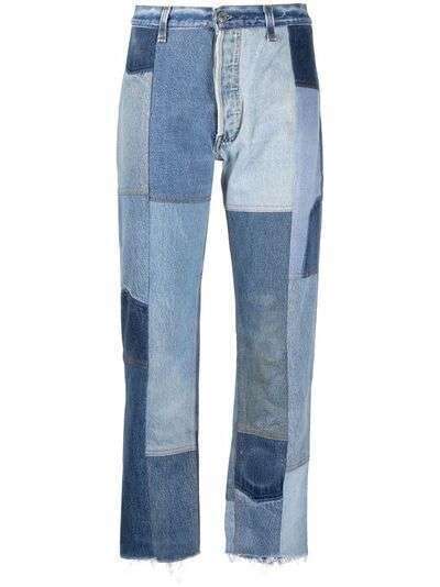 RE/DONE укороченные джинсы с завышенной талией