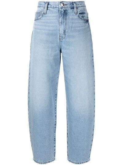 FRAME high-rise cropped jeans