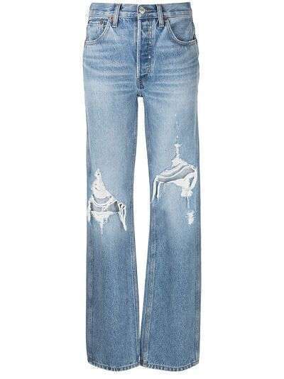 RE/DONE джинсы Loose с завышенной талией