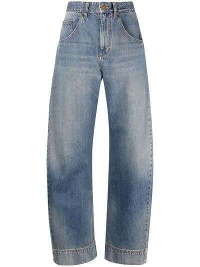 Victoria Beckham широкие джинсы с завышенной талией