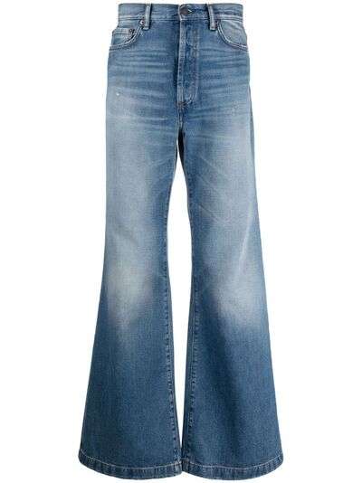 Acne Studios расклешенные джинсы с завышенной талией