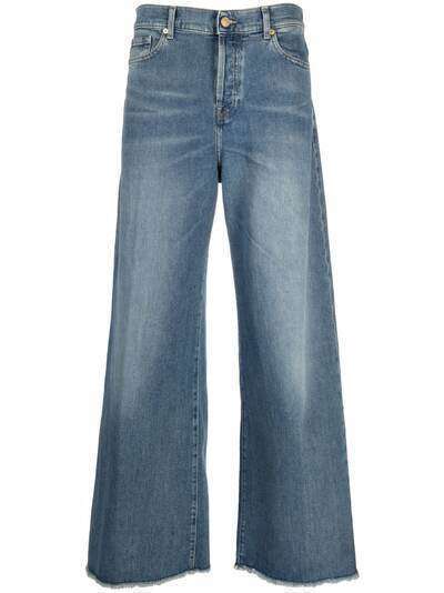 7 For All Mankind широкие джинсы Lotta с завышенной талией