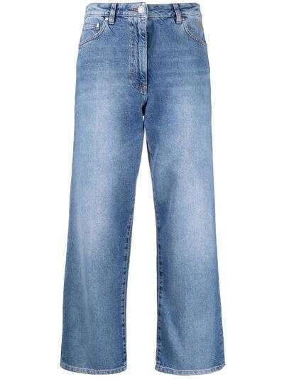 MSGM укороченные джинсы широкого кроя