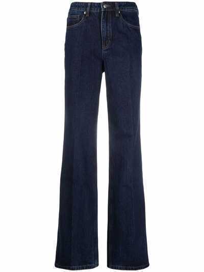 12 STOREEZ wide-leg pressed-crease jeans