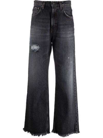 Haikure широкие джинсы с эффектом потертости