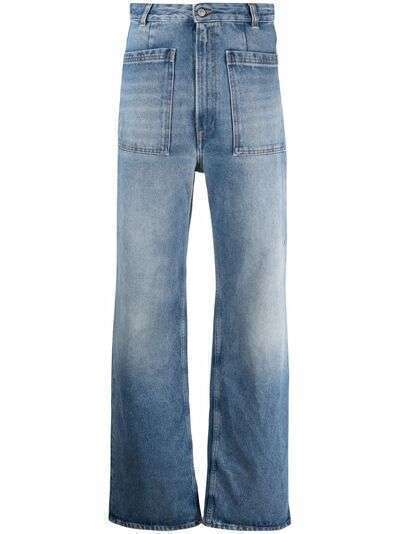 MM6 Maison Margiela широкие джинсы с завышенной талией