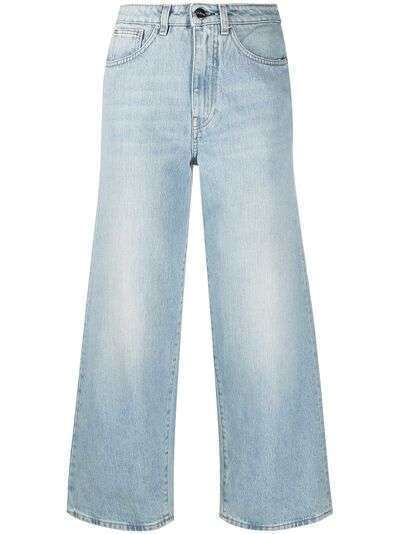 Totême широкие джинсы с завышенной талией