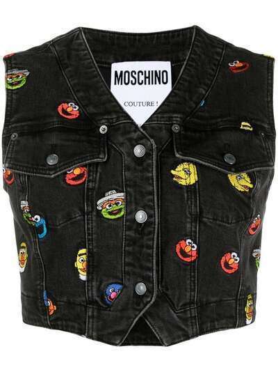 Moschino укороченный жилет Sesame Street©