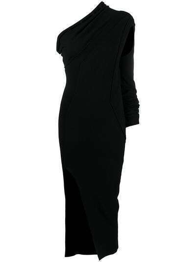 Rick Owens платье миди асимметричного кроя