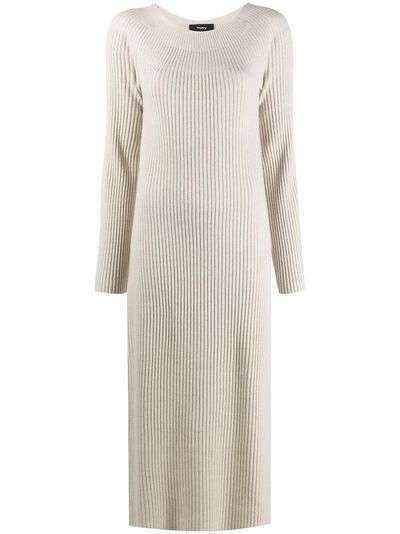 Theory ribbed knit dress