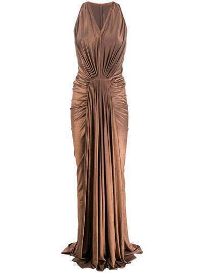 Rick Owens Lilies вечернее платье без рукавов