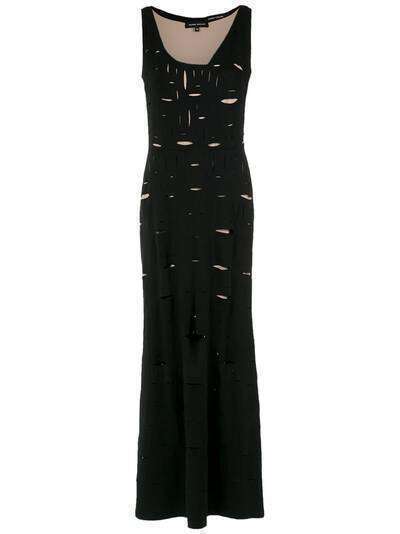 Gloria Coelho cut out details gown