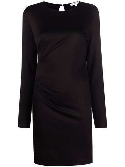 Patrizia Pepe pinched-waist longsleeved dress