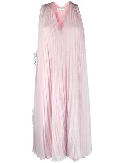 Emilio Pucci платье с перьями
