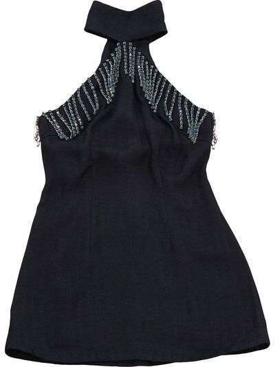 Christopher Kane cutout linen mini dress