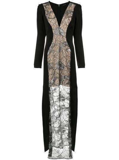 Tufi Duek lace panels gown