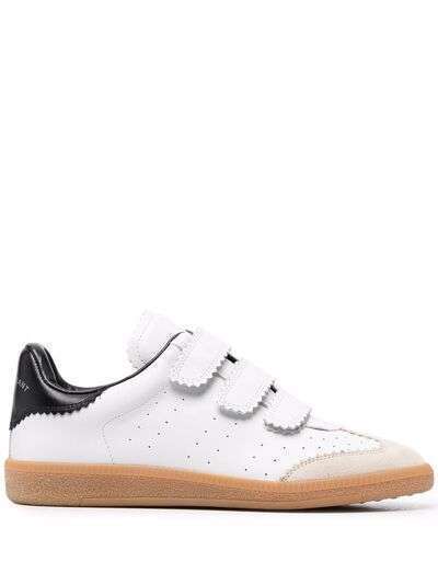Isabel Marant touch-straps round-toe sneakers
