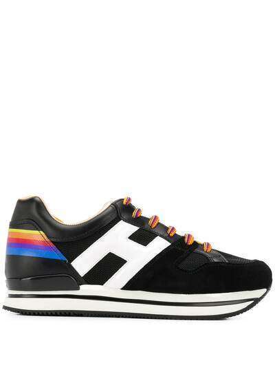 Hogan кроссовки Rainbow на шнуровке