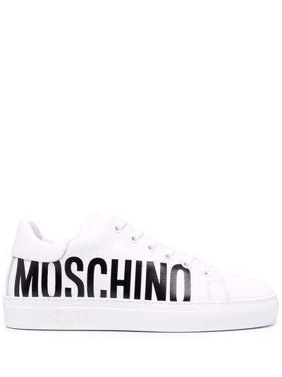 Moschino кроссовки с логотипом