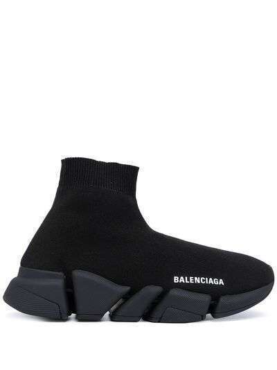 Balenciaga кроссовки-носки Speed с логотипом
