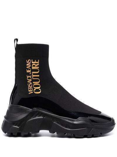 Versace Jeans Couture кроссовки-носки Speedtrack