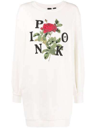 Pinko платье-свитер с логотипом