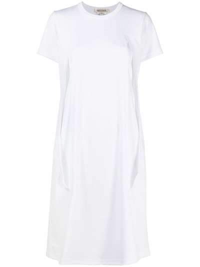 Comme Des Garçons платье-футболка со складками
