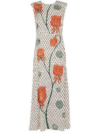 Chloé sleeveless floral print dress