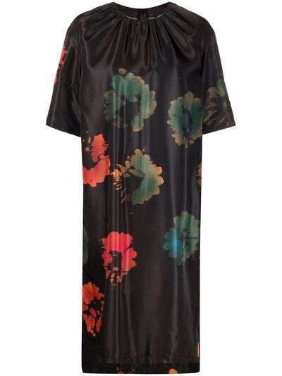 Marni платье-трапеция с цветочным принтом