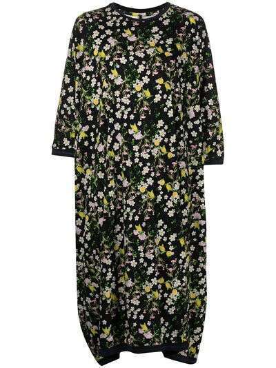 Cynthia Rowley платье с цветочным принтом
