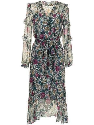 Veronica Beard платье Anoki с цветочным принтом