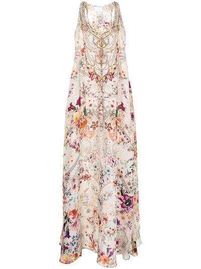 Camilla платье с цветочным принтом