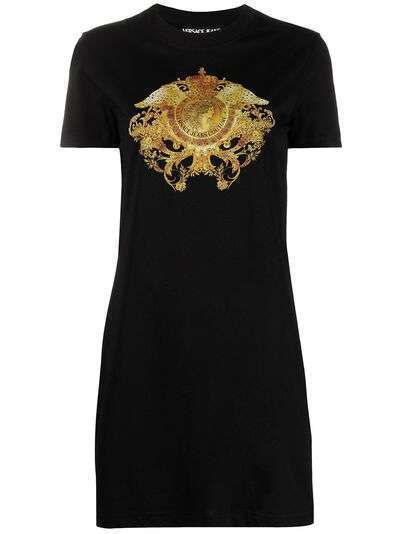 Versace Jeans Couture платье-футболка с принтом Baroque