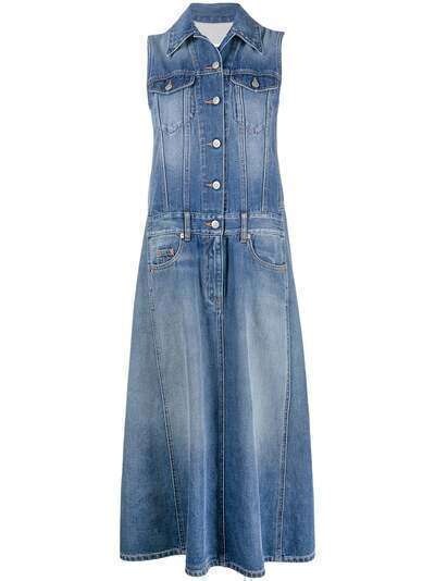 MM6 Maison Margiela длинное джинсовое платье