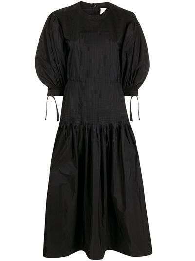 Jil Sander расклешенное платье макси