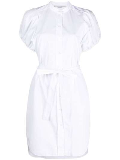 Stella McCartney поплиновое платье-рубашка с завязками