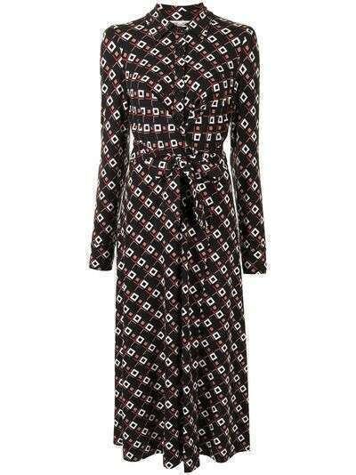 DVF Diane von Furstenberg платье-рубашка Sana