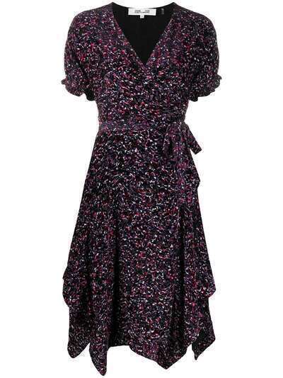 DVF Diane von Furstenberg платье миди с поясом