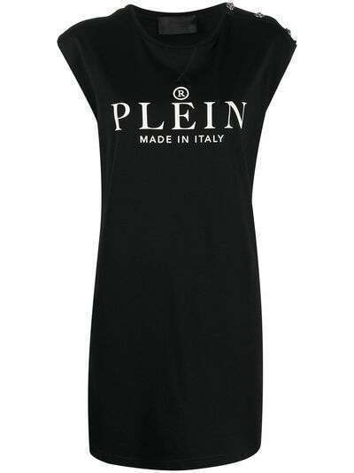 Philipp Plein платье-футболка Iconic Plein