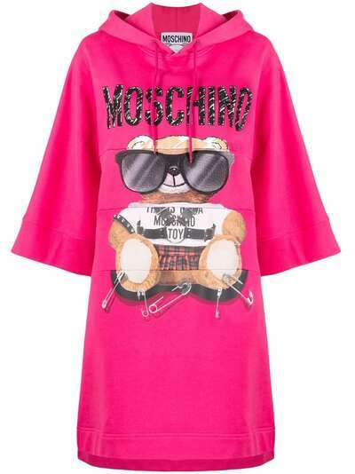 Moschino худи с принтом Teddy Bear