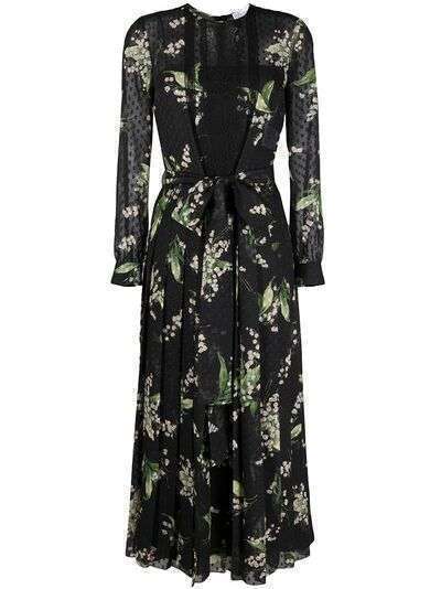 RED Valentino May Lily point d'esprit mid-length dress