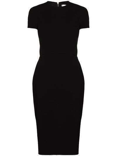 Victoria Beckham приталенное платье миди