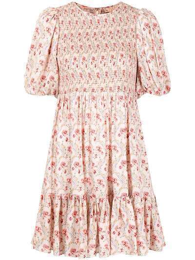 byTiMo платье мини с цветочным принтом