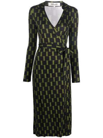 DVF Diane von Furstenberg платье с завязками