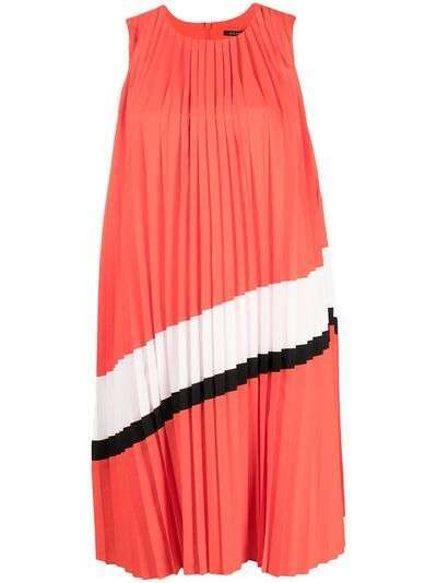 Armani Exchange плиссированное платье миди