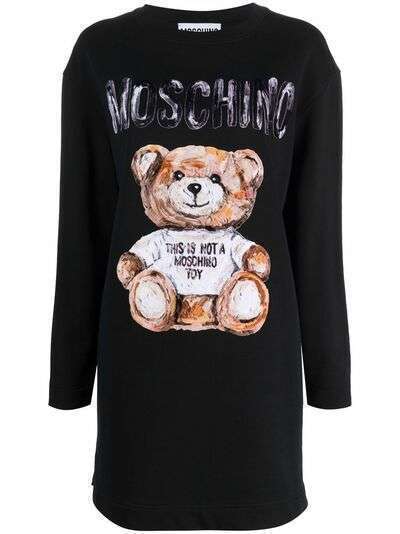 Moschino платье мини Teddy Bear