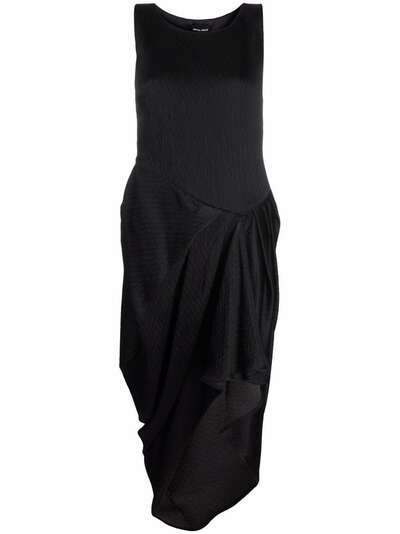 Giorgio Armani платье асимметричного кроя с драпировкой