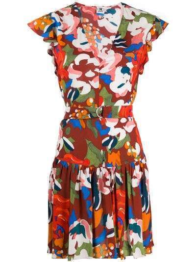 M Missoni расклешенное платье с цветочным принтом