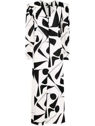 Isabel Marant платье с абстрактным принтом